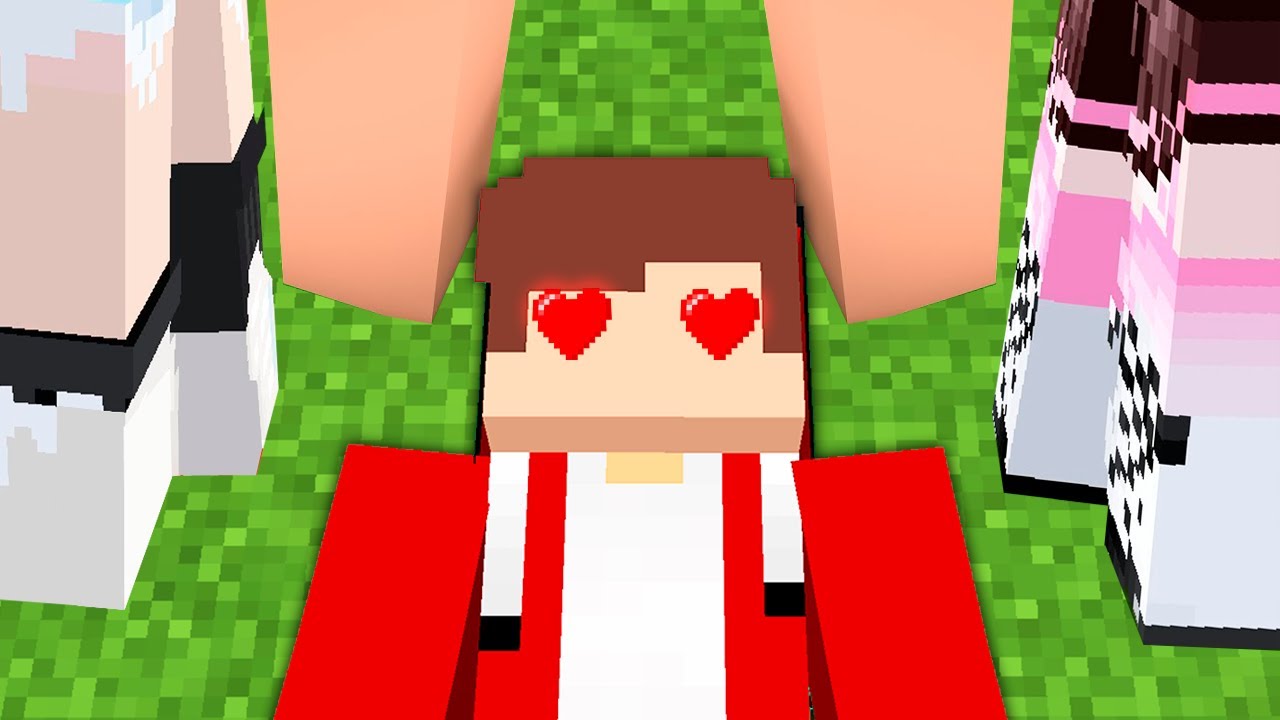 JJ was SURPRISED by JJ GIRL and Mikey GIRL ! LOVE Curse Story in Minecraft - MAIZEN !