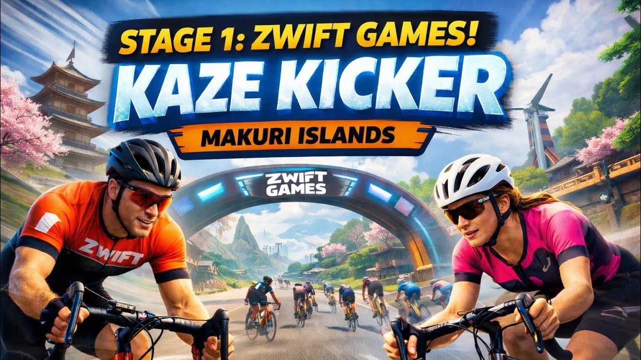 Race: Stage 1: Zwift Games – Kaze Kicker | Makuri Islands