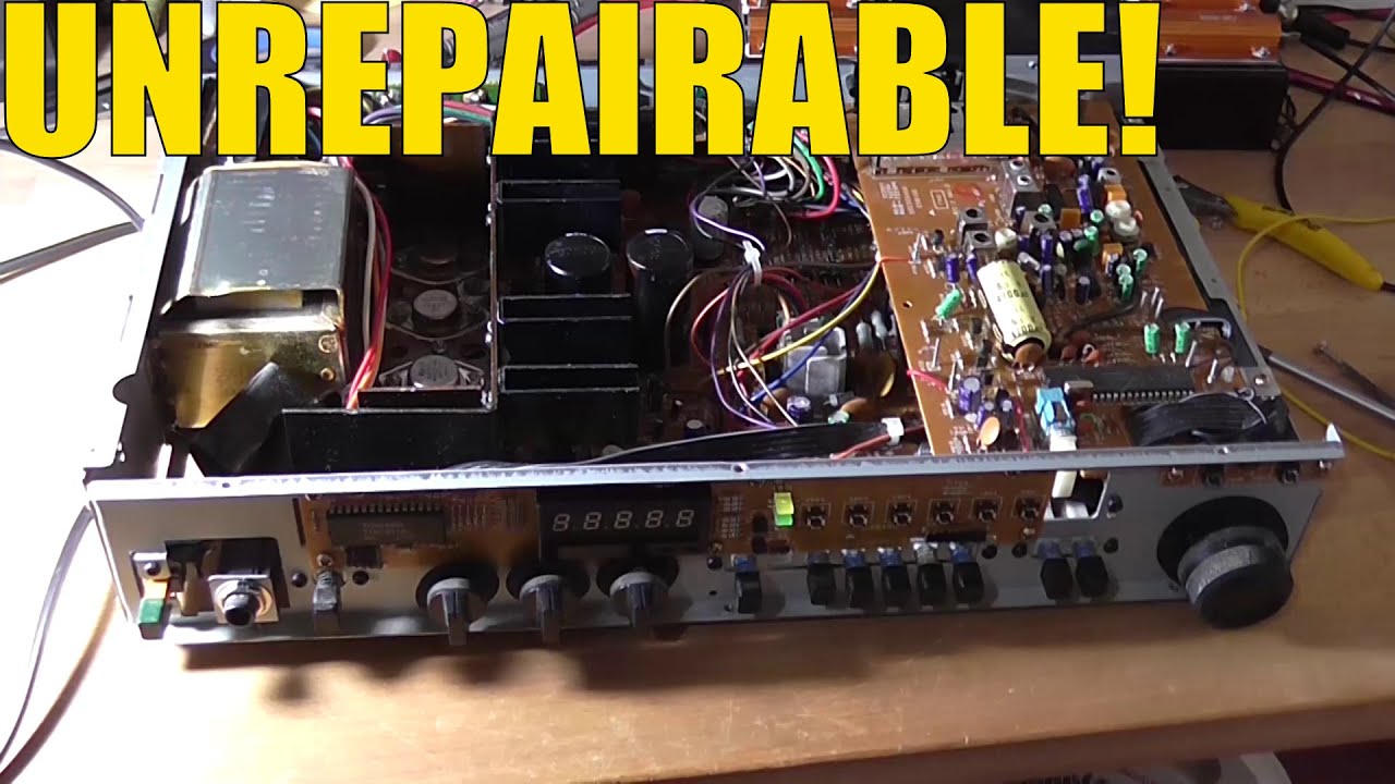 NAD 7225PE Stereo Receiver: UNREPAIRABLE!