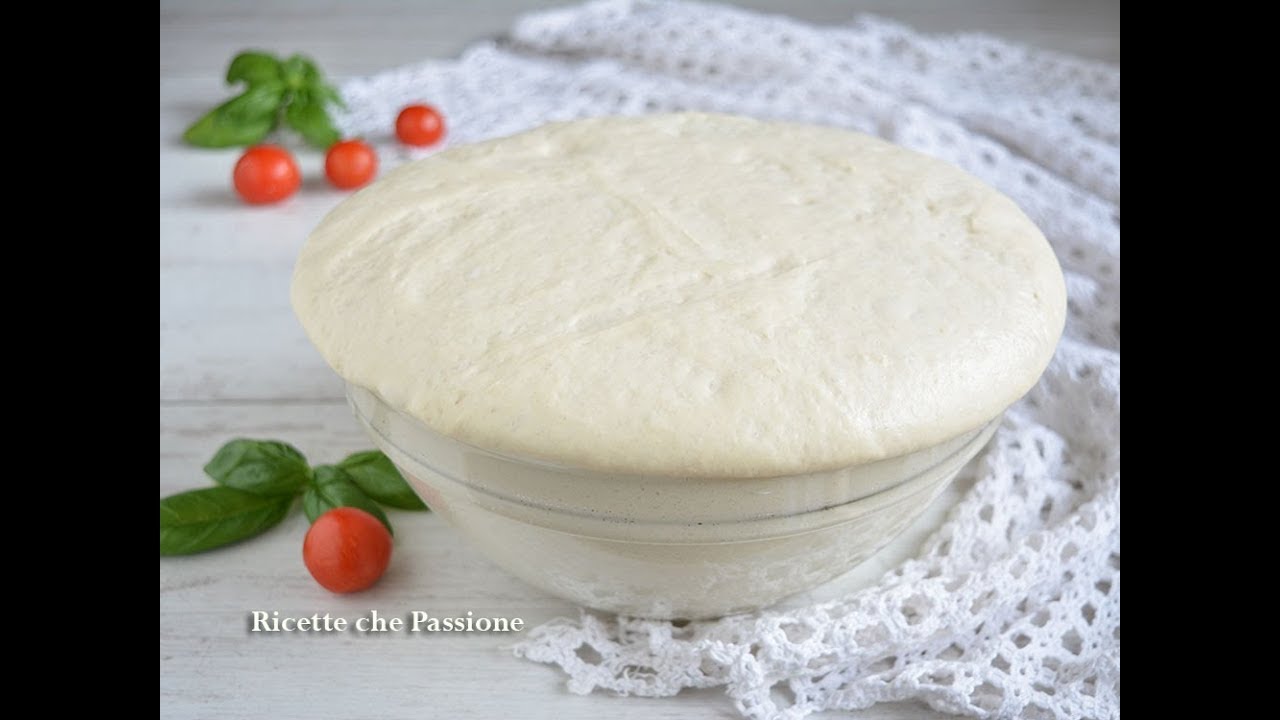 Impasto per pizza 1 g di lievito sofficissima - Ricette che Passione