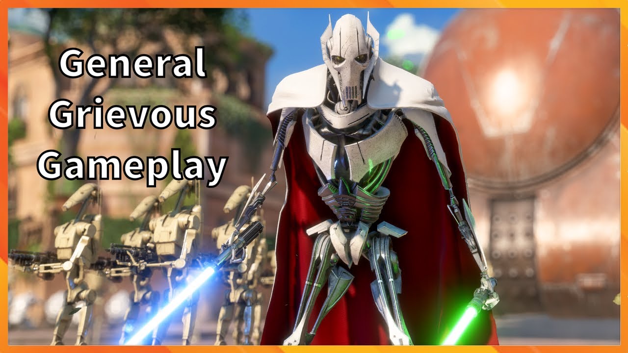 General Grievous Gameplay Star Wars Battlefront 2