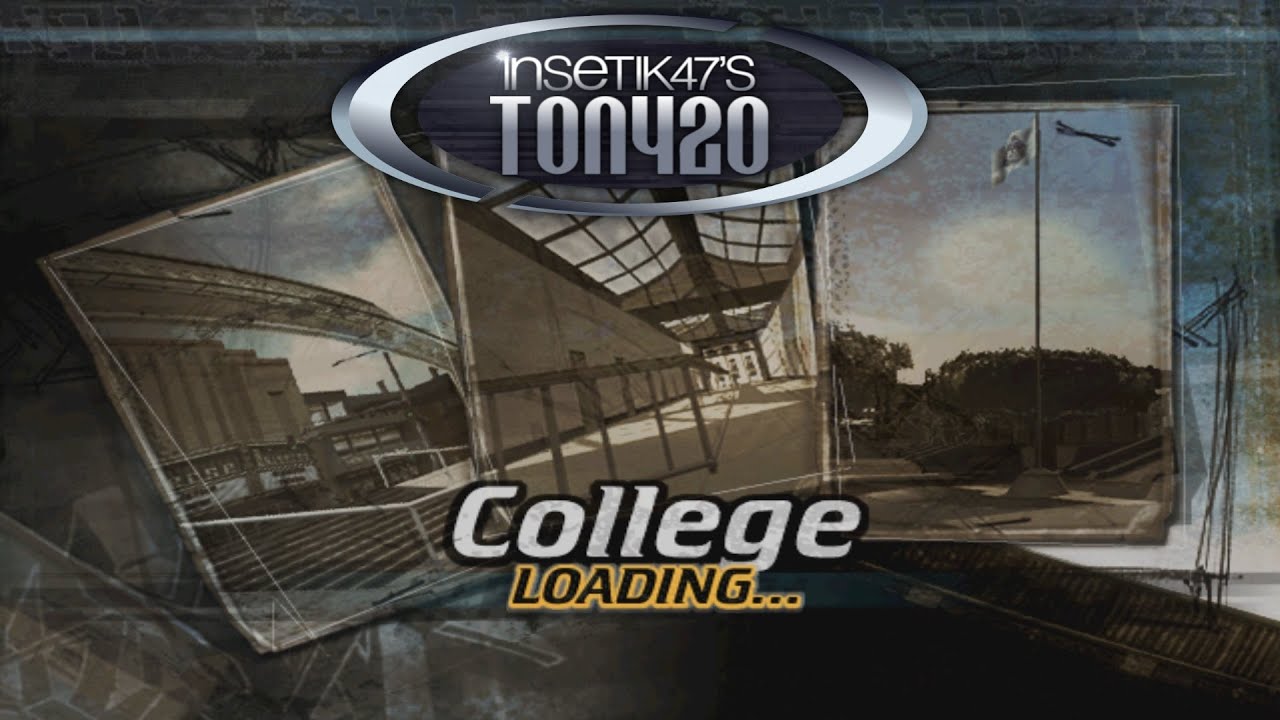 Tony Hawk's Pro Skater 4 (PS2) Part 1 - College