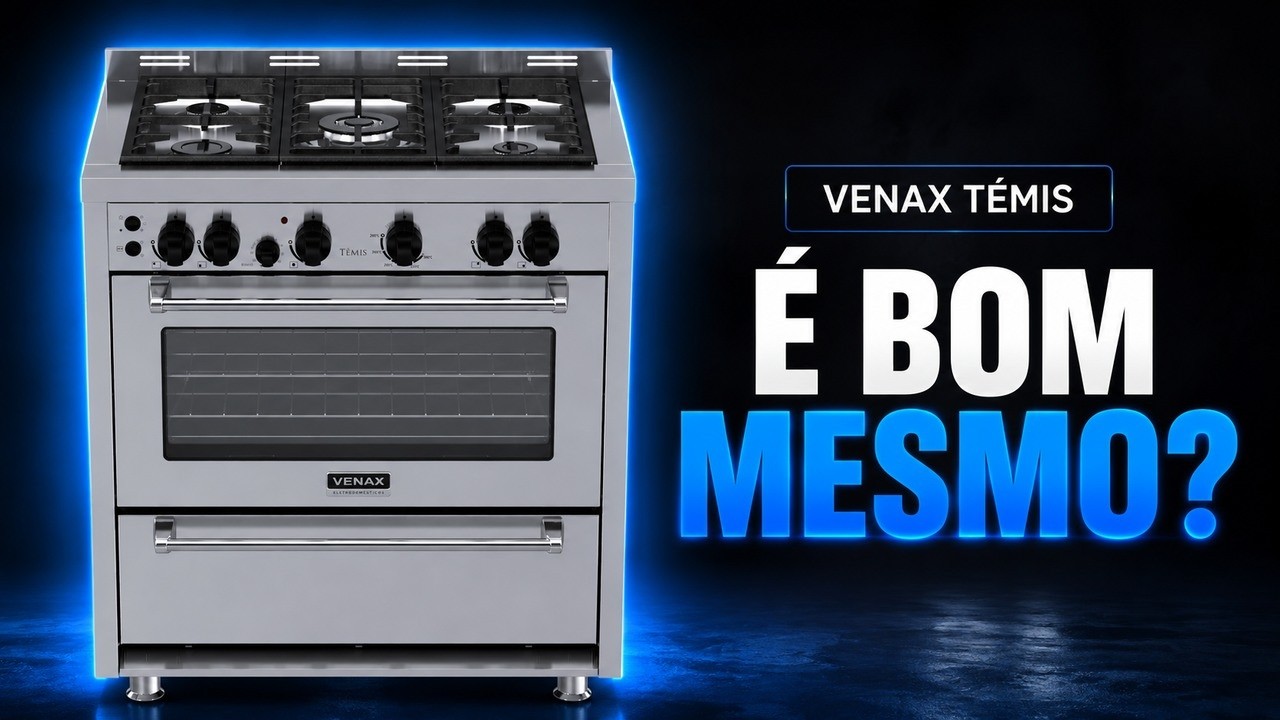 Análise Completa Fogão 5 Bocas Venax Temis Inox Gás GLP – Pontos Positivos e Negativos!