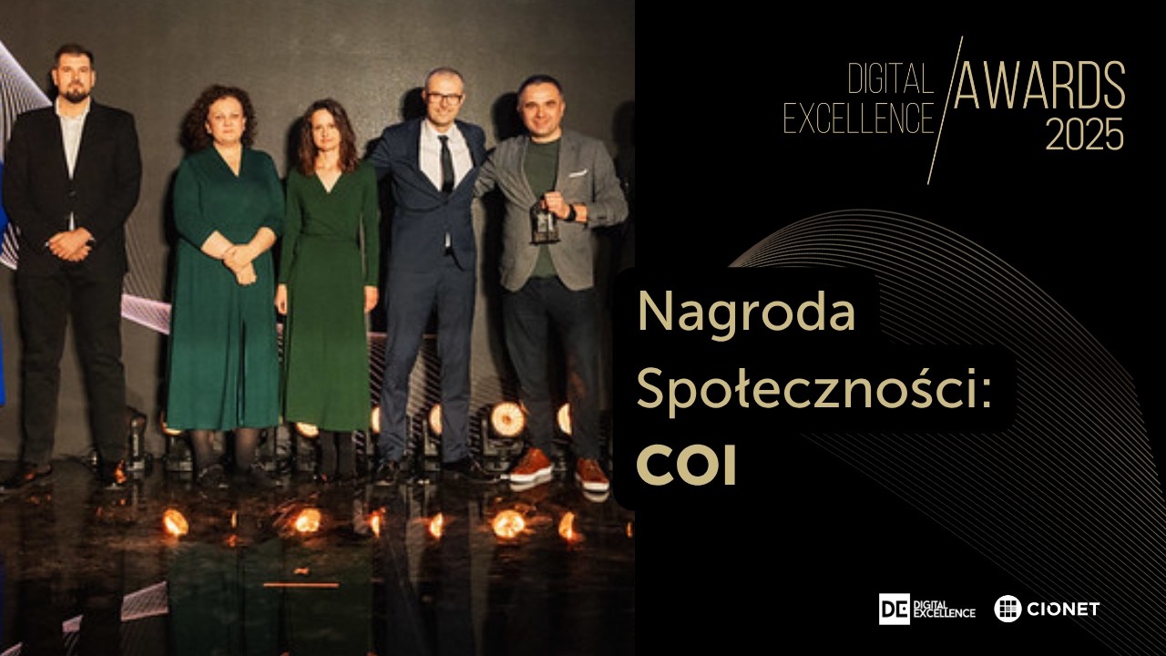 Digital Excellence Awards 2025 Finaliści - COI