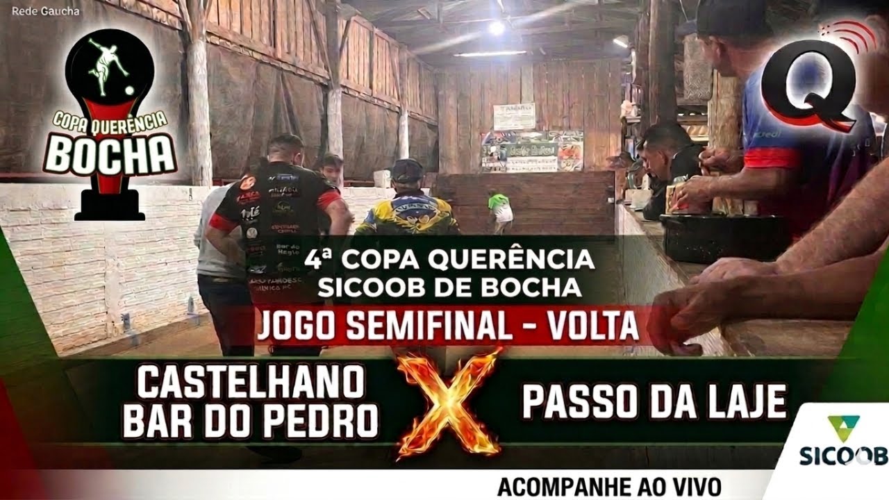 4ª COPA QUERÊNCIA/SICOOB DE BOCHA - SEMIFINAL - JOGO DE VOLTA - CANCHA TAMIOSSO