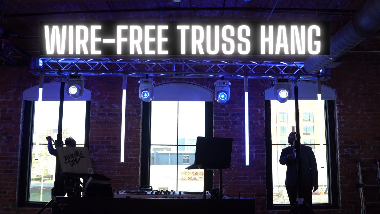 First Ever Wire-Free Truss Hang - Is This The Future of Rigging?