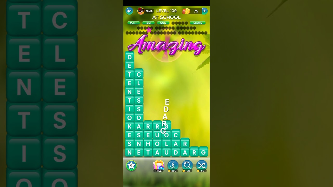 Word Crush Level 109 | Word Crush At School