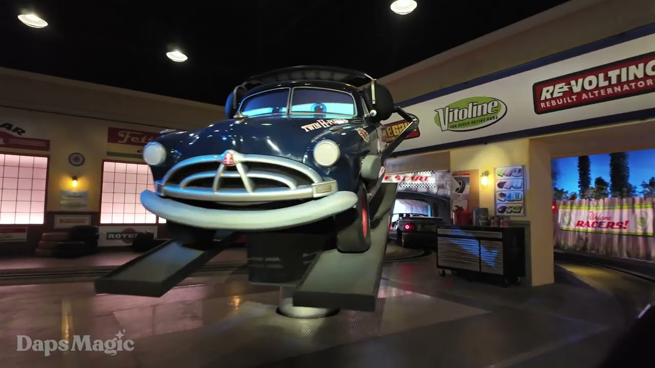 Гонки Radiator Springs в день открытия | Cars Land | Disney California Adventure 2025 4K