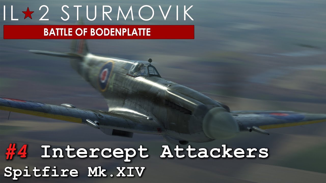 Spitfire Mk.XIV Intercept Attackers at Nijmegen | IL2 Great Battles - Bodenplatte | Career Mode #4