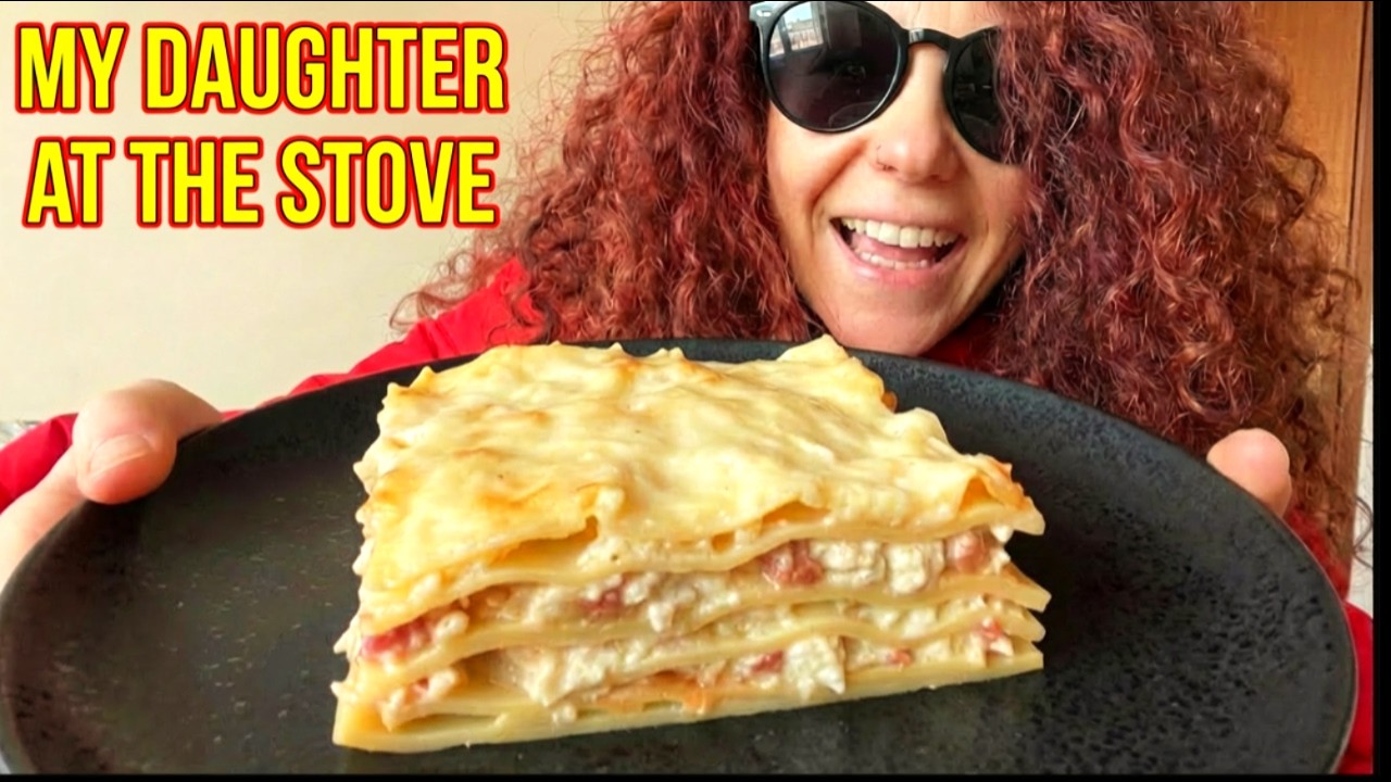 This Creamy Mushroom Bacon Lasagna Is The Best Lasagna I've Ever Made.