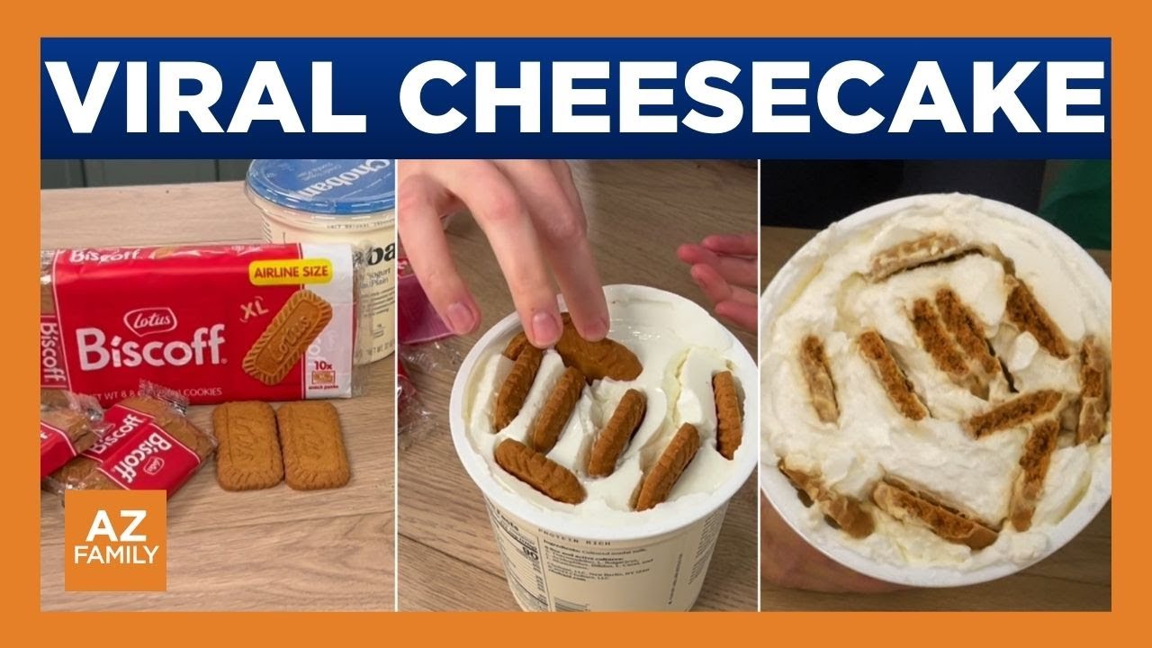 Making the trending 2-ingredient cheesecake alternative