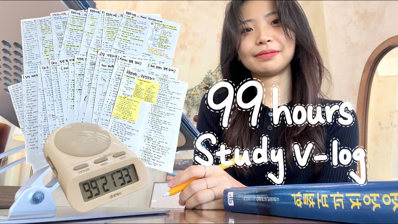 sub) 본1 수석을 위한 99시간의 기록 Part.2 | 드디어 종강🥹.. | 치대생vlog🦷