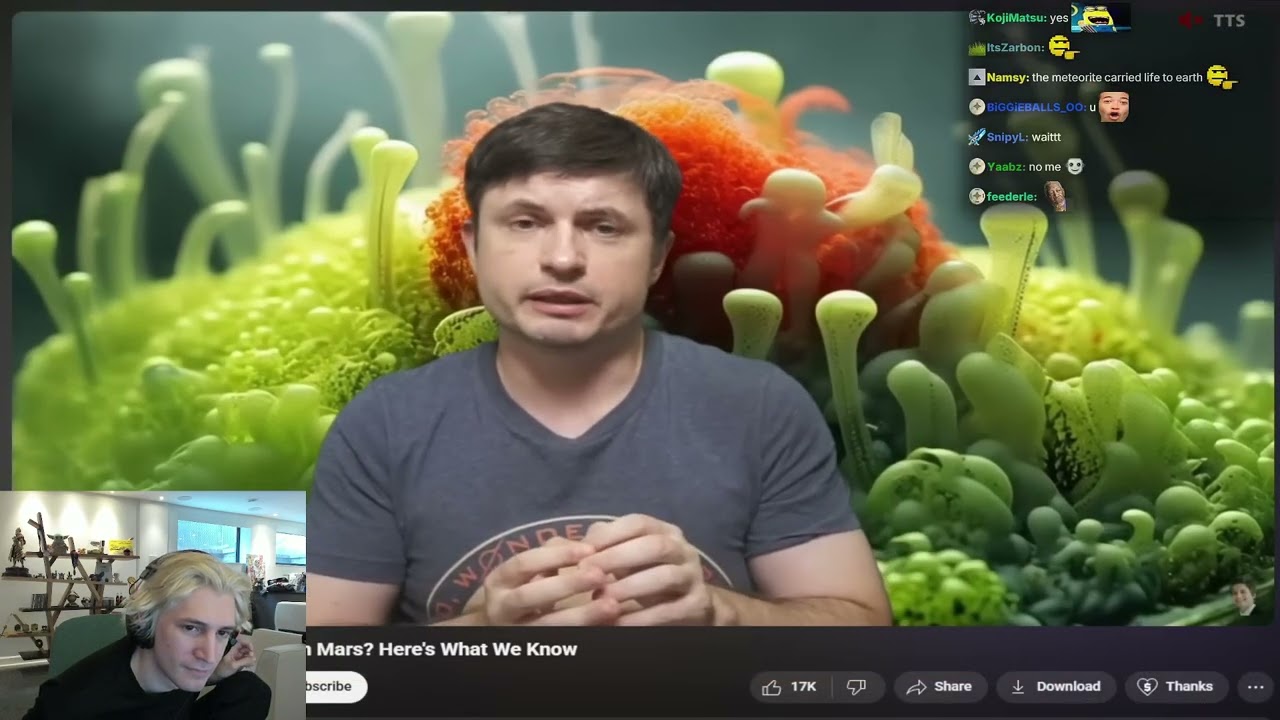 Is This Actual Proof of Life on Mars | xQc Reacts