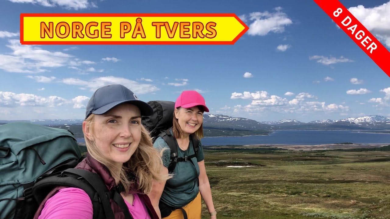 NORGE PÅ TVERS på 8 dager. På ekspedisjon fra hytte til hytte gjennom Trøndelag.