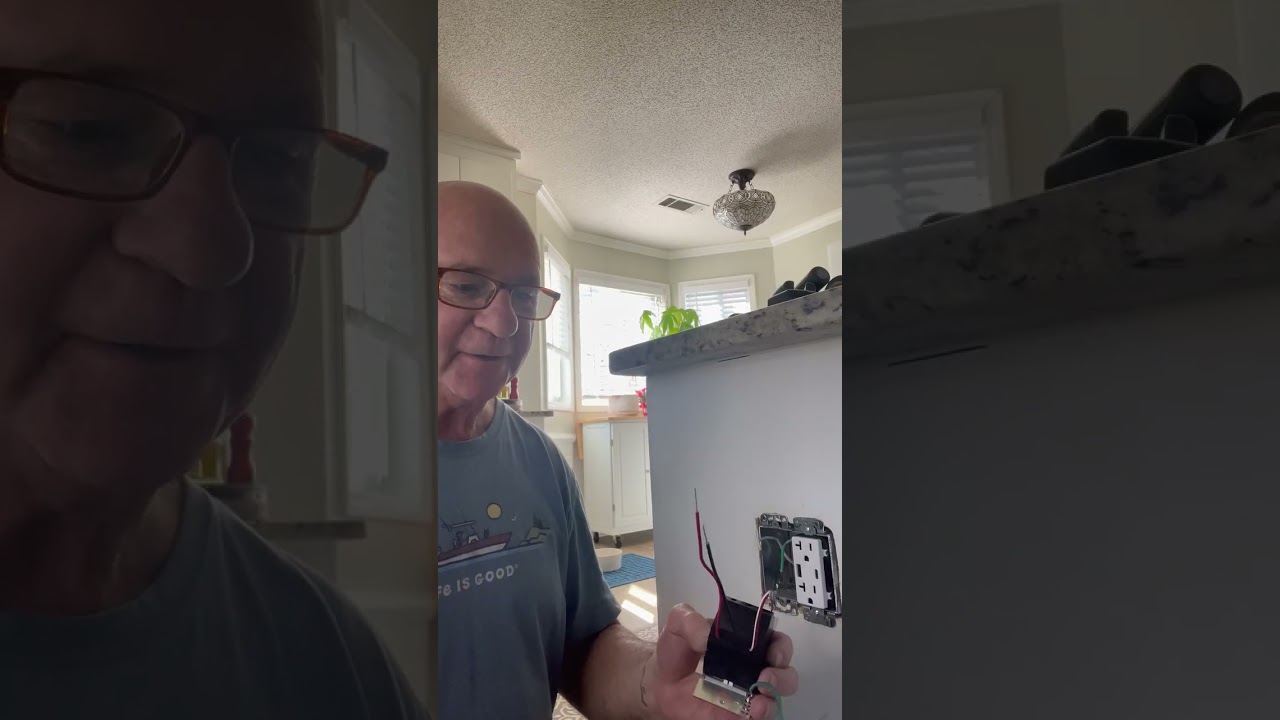 Outlet and Dimmer switch.