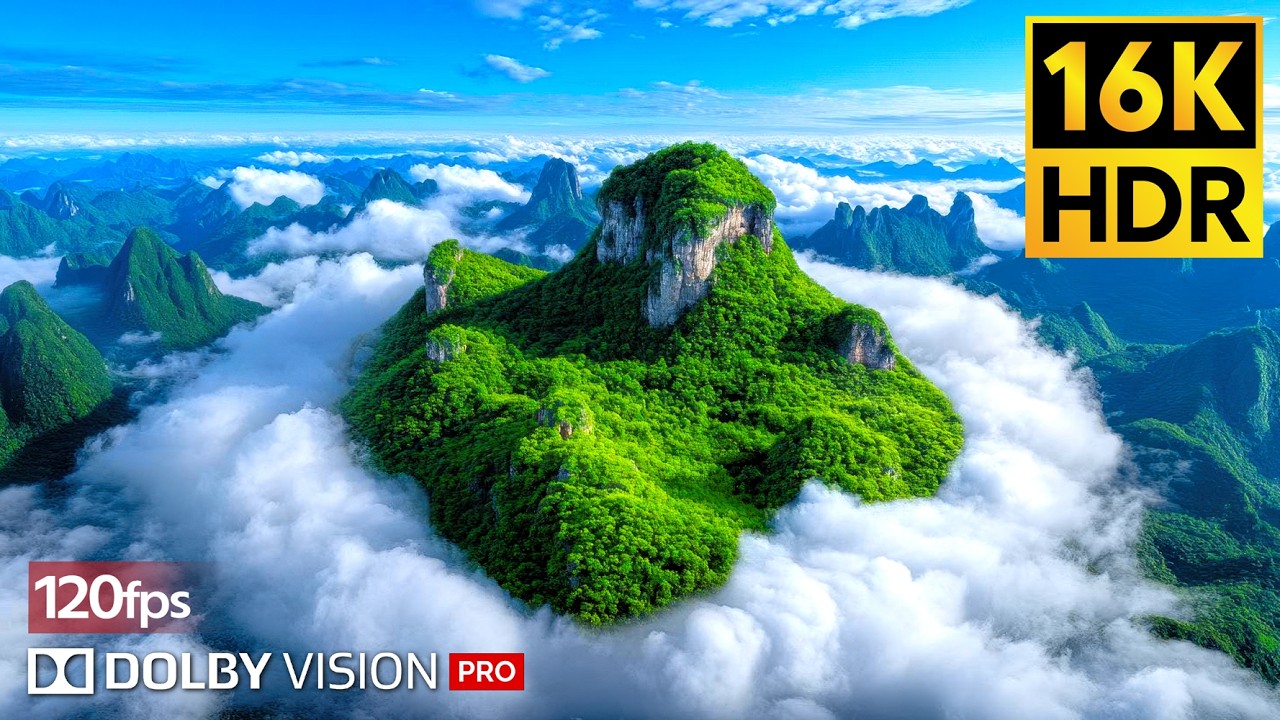 Journey Through Earth’s Most Remote Places in 16K VIDEO ULTRA HD With Dolby Vision HDR