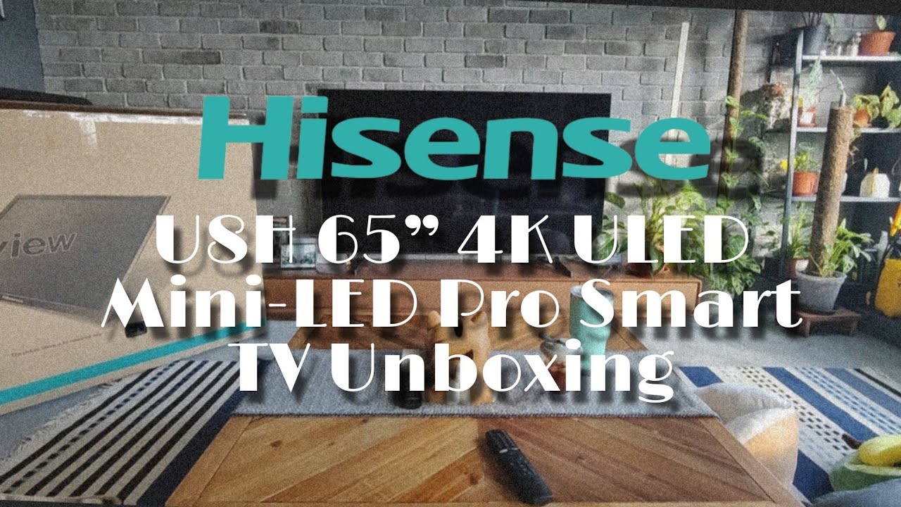 Hisense U8H 65” 4K ULED Mini-LED Pro Smart Tv Unboxing | Singapore HDB 4 Room BTO Greenverge | Ep 44