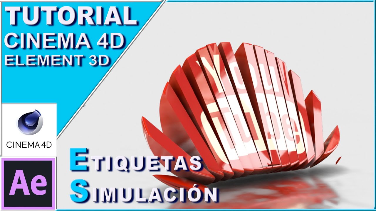 Simulación DINÁMICA y EXPORTACIÓN SECUENCIA semi-esfera cortada CINEMA 4D
