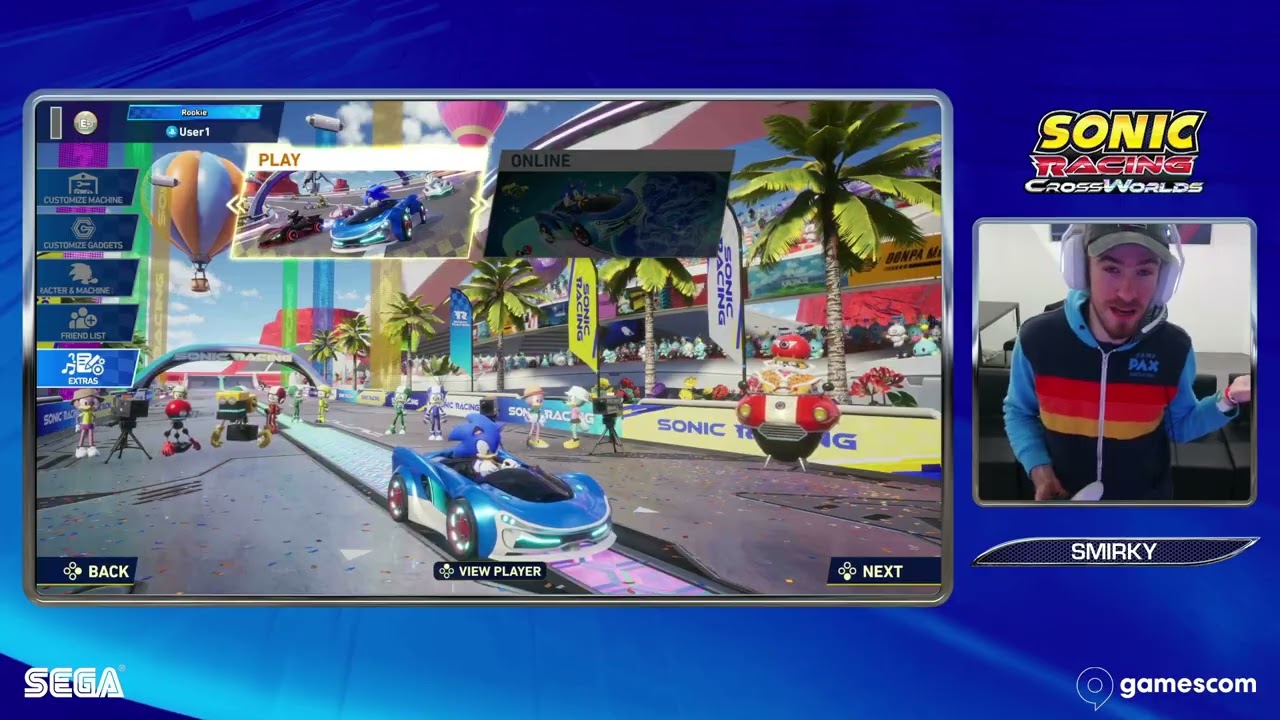 🔴 LIVE at gamescom 2025 - Sonic Racing: CrossWorlds Gameplay! [Sunday]