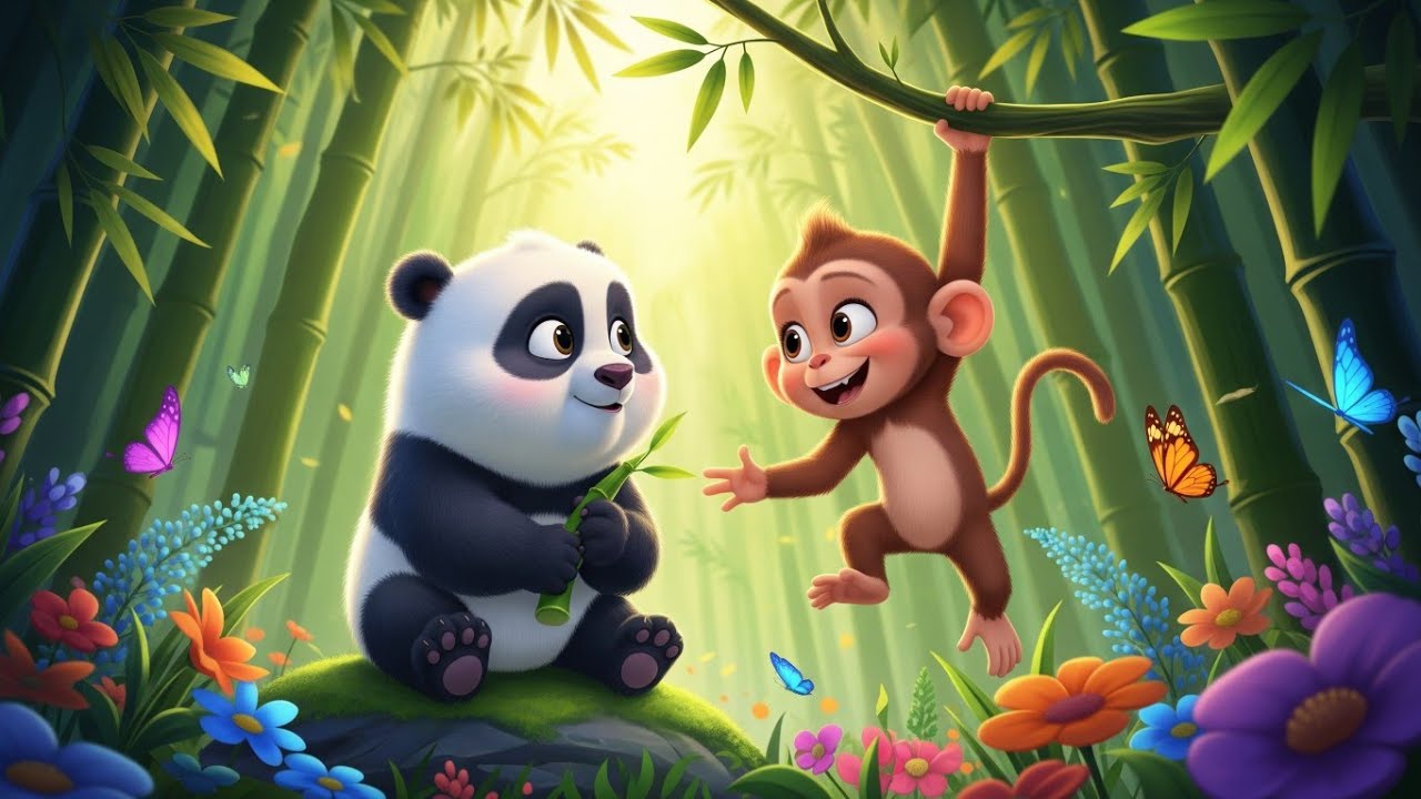 Il Piccolo Panda – Canzone per Bambini | Musica Educativa e Divertente Animata