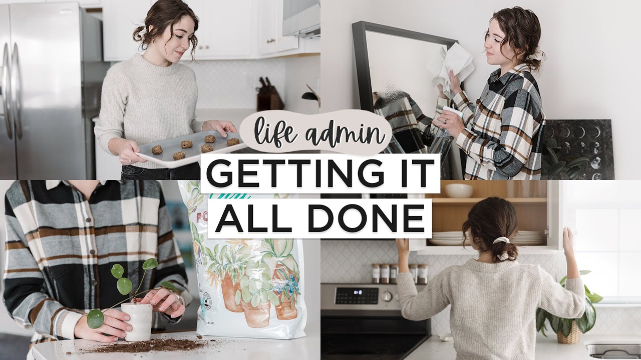 GET IT ALL DONE WITH ME | Life Admin, Cleaning, Planning & Cooking