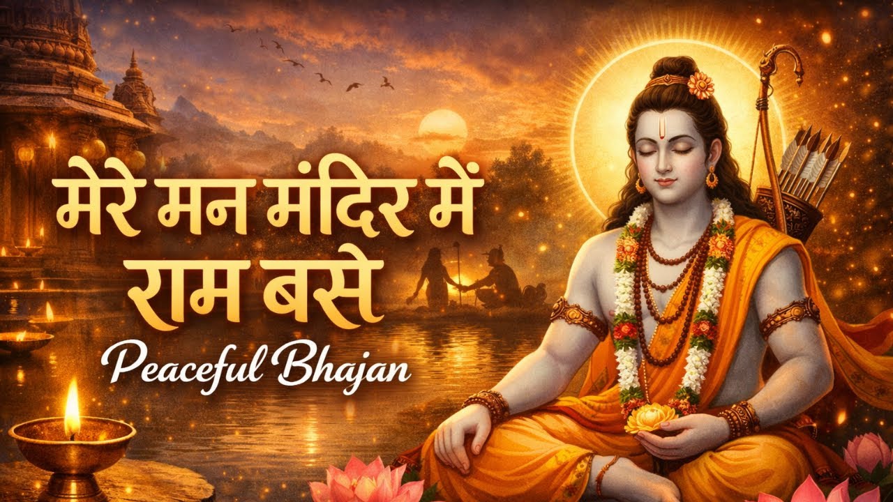 मेरे मन मंदिर में राम बसे | Peaceful Ram Bhajan | Soulful Devotional Song | Jai Shri Ram #ramram 