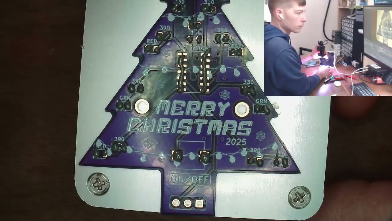 2025 Ornament PCB Design & Assembly