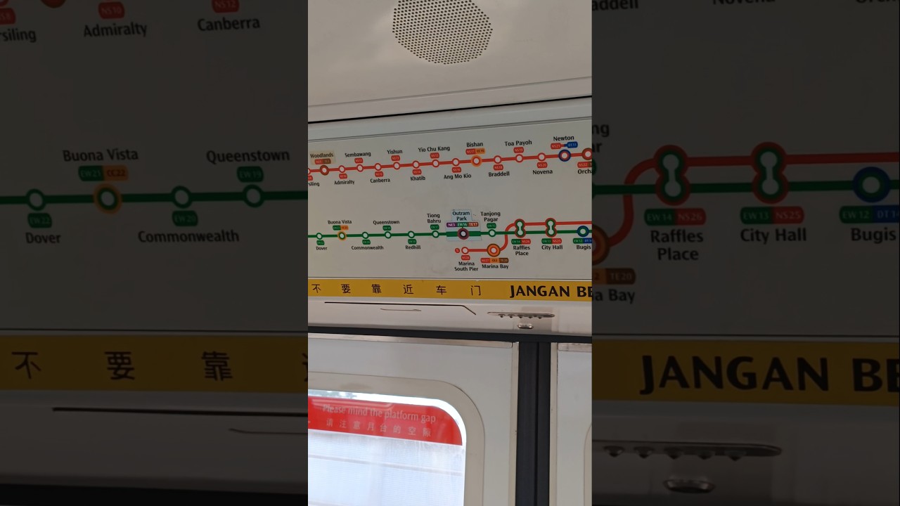 C151 OTP TEL Sticker on a KSF C151A STARiS? (ft. 513/514, car 2513 door A3) #smrt #trains #c151a