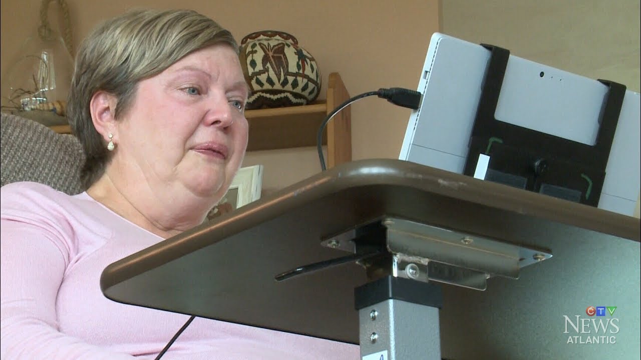 Blinks of an eye helping woman with ALS to communicate