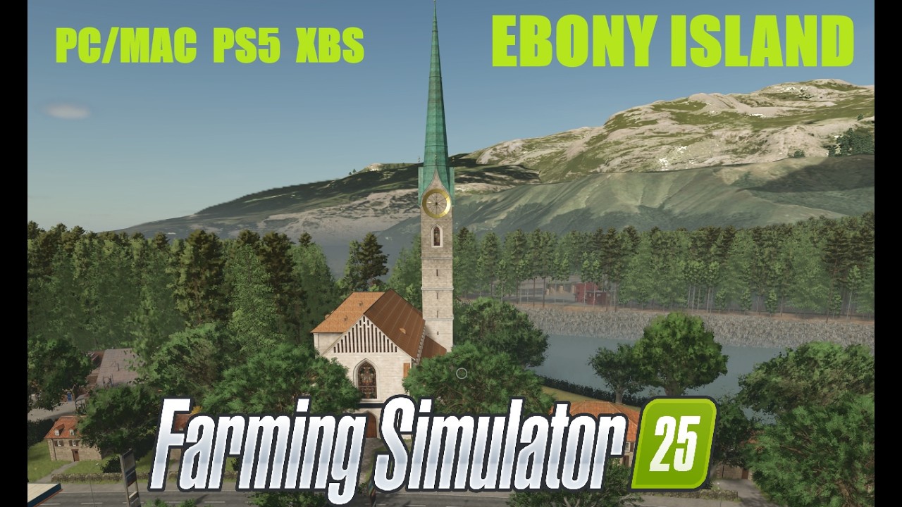 LS25 Mapvorstellung  Ebony Island Schöne Englische Region