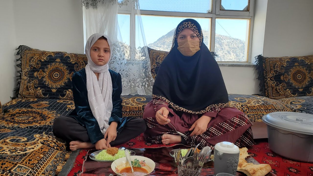 آشپزی پختن کوفته مزه دار و برنج__و جور کردن شیشه های آشپزی خانه