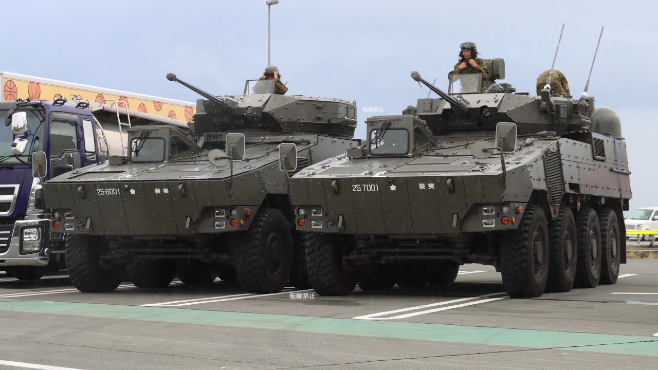 陸上自衛隊【共通戦術装輪車】歩兵戦闘型/偵察戦闘型/機動迫撃砲型
