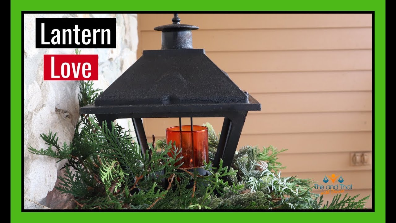 Christmas Winter Lantern Collab 2019 | Rustic Christmas Lantern Ideas