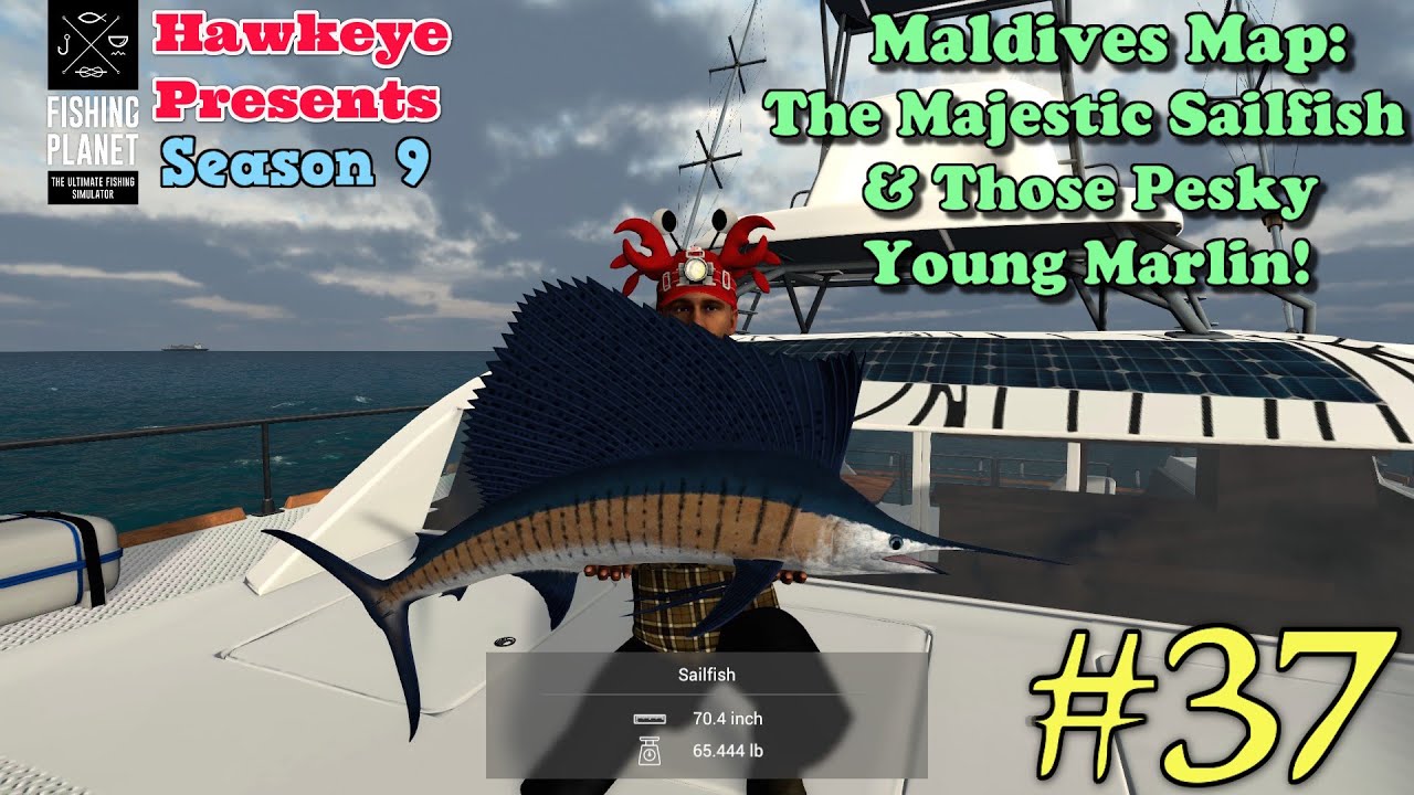 Fishing Planet S9 #37 - Maldives Map: The Majestic Sailfish & Those Pesky Young Marlin!