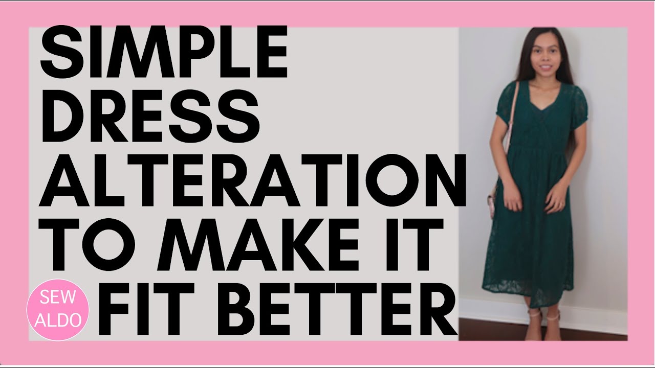 HOW TO TAILOR A DRESS TO FIT BETTER | SEWING PROJECT FOR BEGINNERS | SEW ALDO
