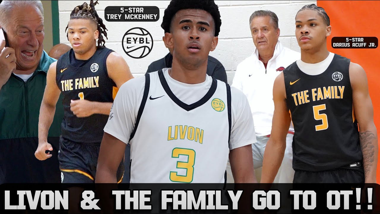 LivOn 17U Select vs. The Family (HIGHLIGHTS) || LO Takes 5-stars Darius Acuff, Trey McKenney to OT!!