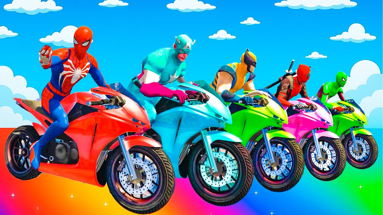 الرجل العنكبوت انقاذ باتمان Spider-Man Rescue batman vs iron man vs venom funny Game GTA 5 superhero