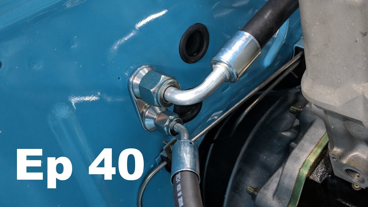 Drilling into the firewall... - Datsun 240z Build - Ep 40 - Panchos Garage