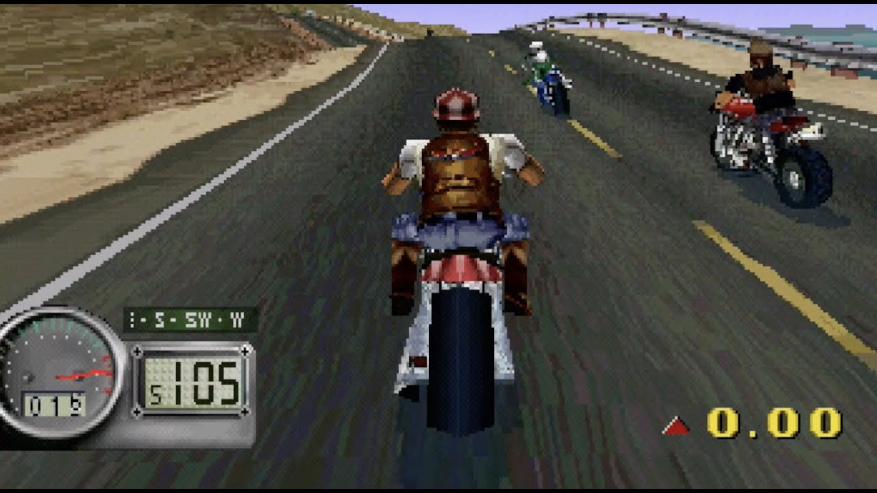 Road Rash 3D (PS1) start