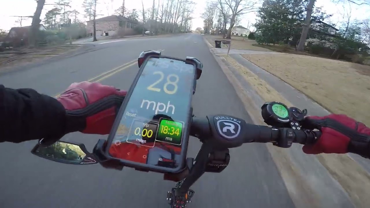 Neighborhood RIP with Midlife Crisis Scooter on a 60V Kullter