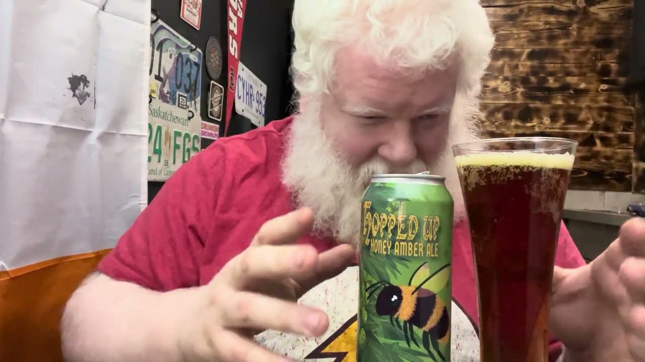 Paddock Wood Hopped Up Honey Amber : Albino Rhino Beer Review 