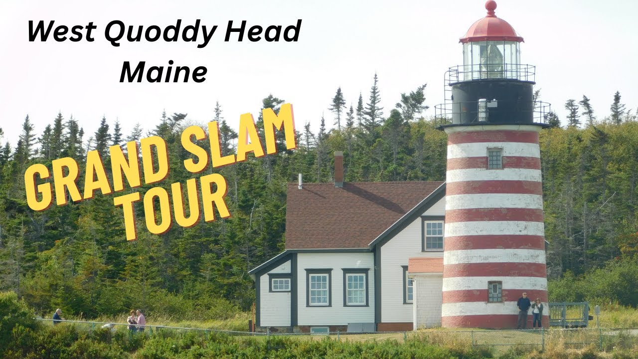 West Quoddy Head Maine - Grand Slam Tour  #lighthouse #history