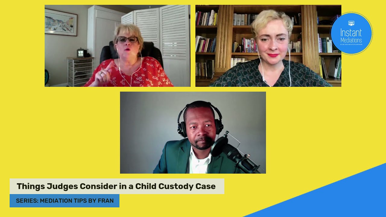 Things Judges Consider in a Child Custody Case