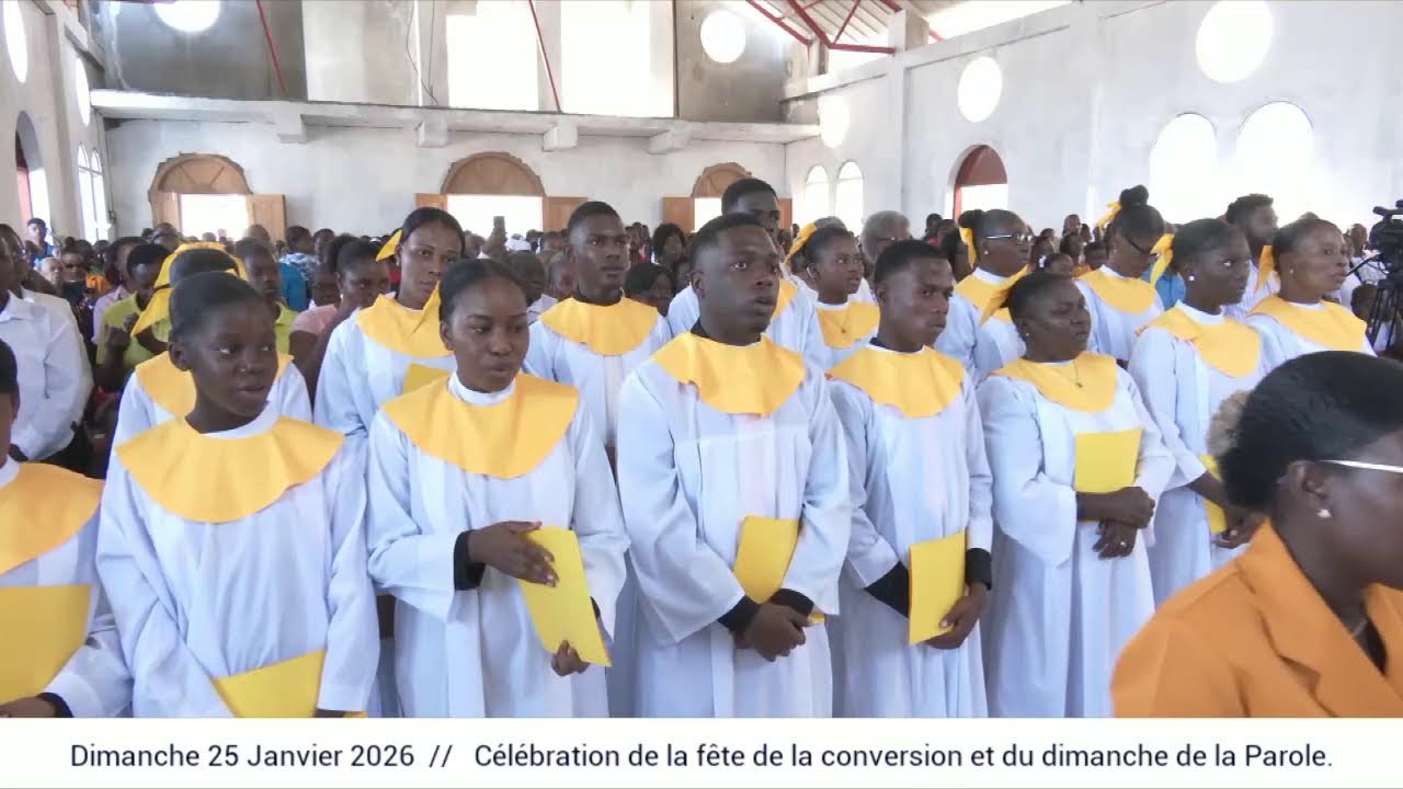 Dimanche 25 Janvier 2026  //  Célébration de la fête de la conversion.