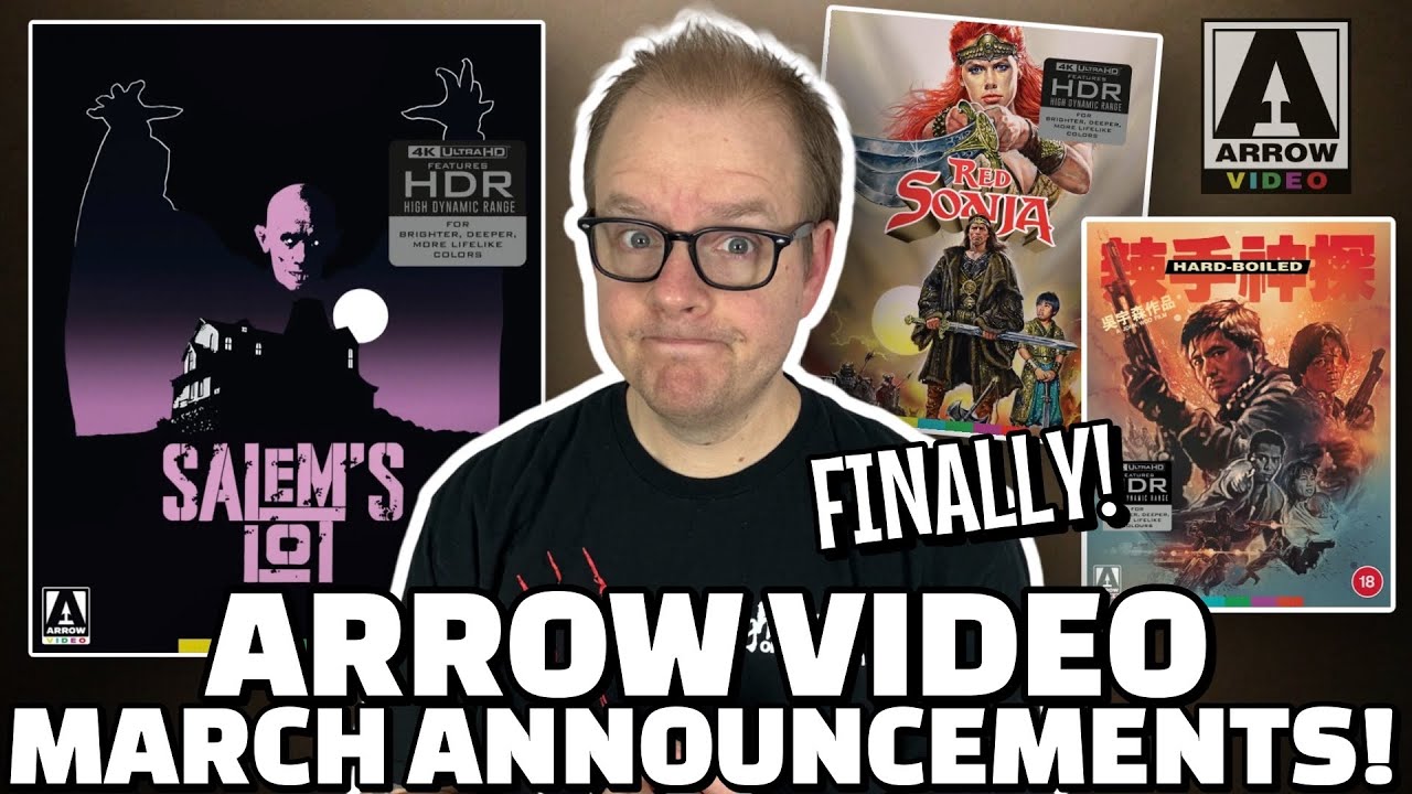 Salem's LOT And Red SONJA Coming TO 4K! | Arrow VIDEO March Announcements!