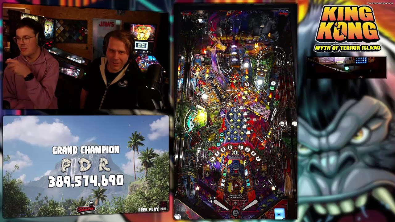 ⁨KING KONG Pinball w/ Pandorsaurus