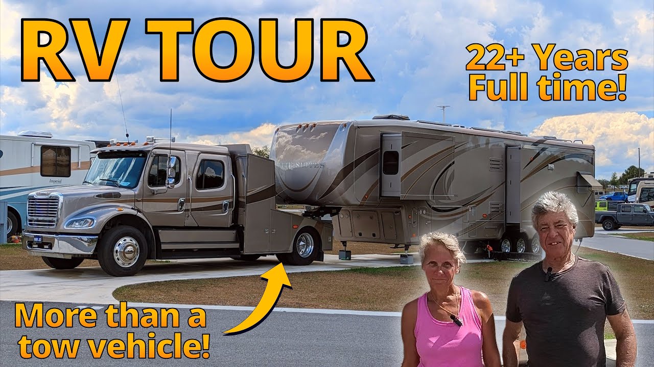 RV TOUR / Custom RV Hauler / 43' Mobile Suite DRV / Full Time RV Living with PURPOSE!