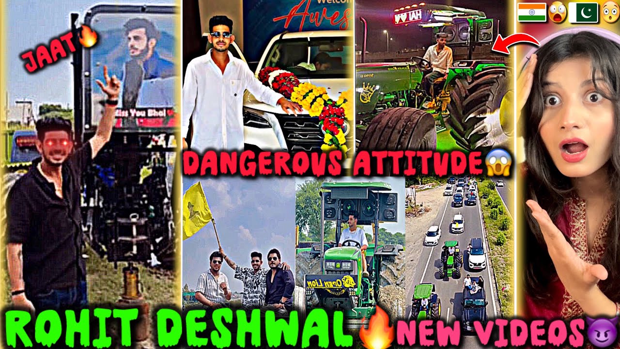 reaction On Rohit  Deshwal full attitude😈 videos😈dangerous🔥nishu bhai😭attitude#jaat#jaatkijan