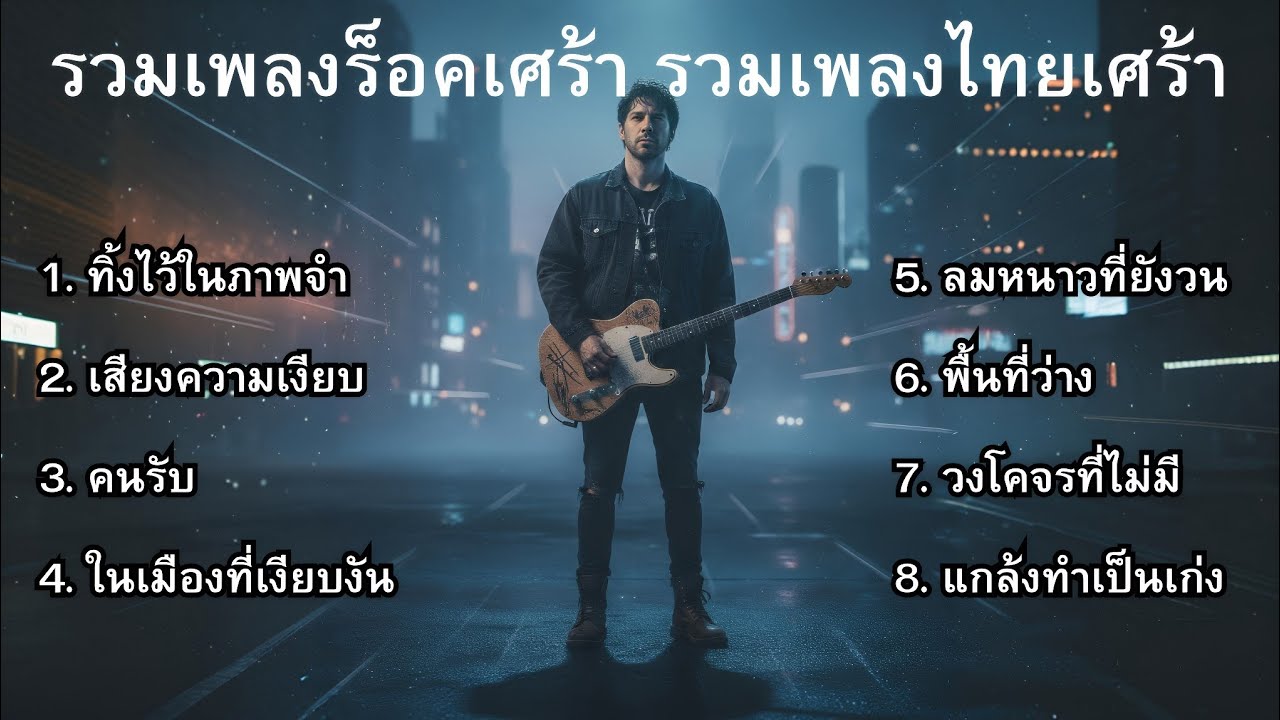 รวมเพลงร็อคเศร้า ชุดที่ 1 | เพลงเศร้า | เพลงไทย