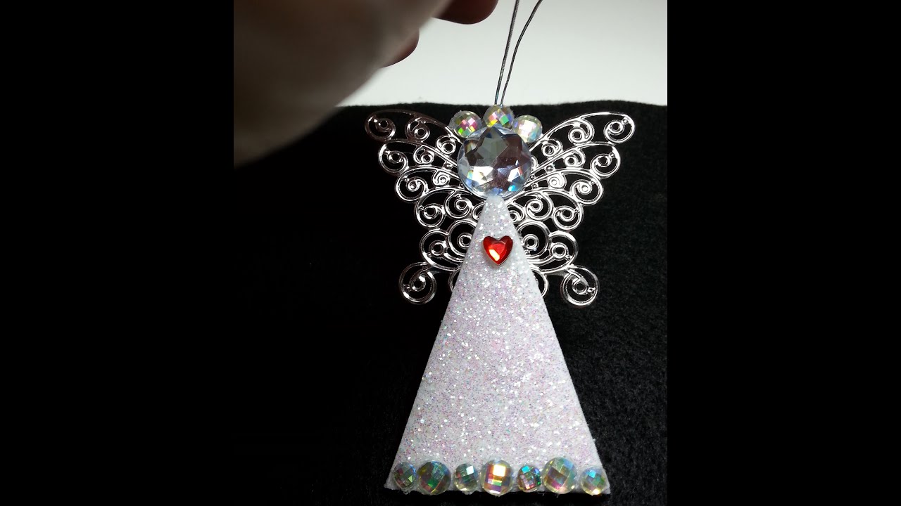 DIY Easy and Gorgeous Personalized Angel Ornaments!